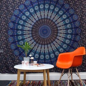Bodhi Tree Handmade Cotton Bedspread  Wall Hanging
