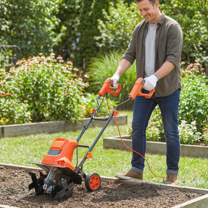 Outsunny 1500W Electric Tiller with 40cm Working Width