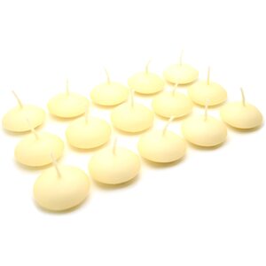 Red Floating Candles, Pack of 15, Unscented, Long Burn for Wedding Decor