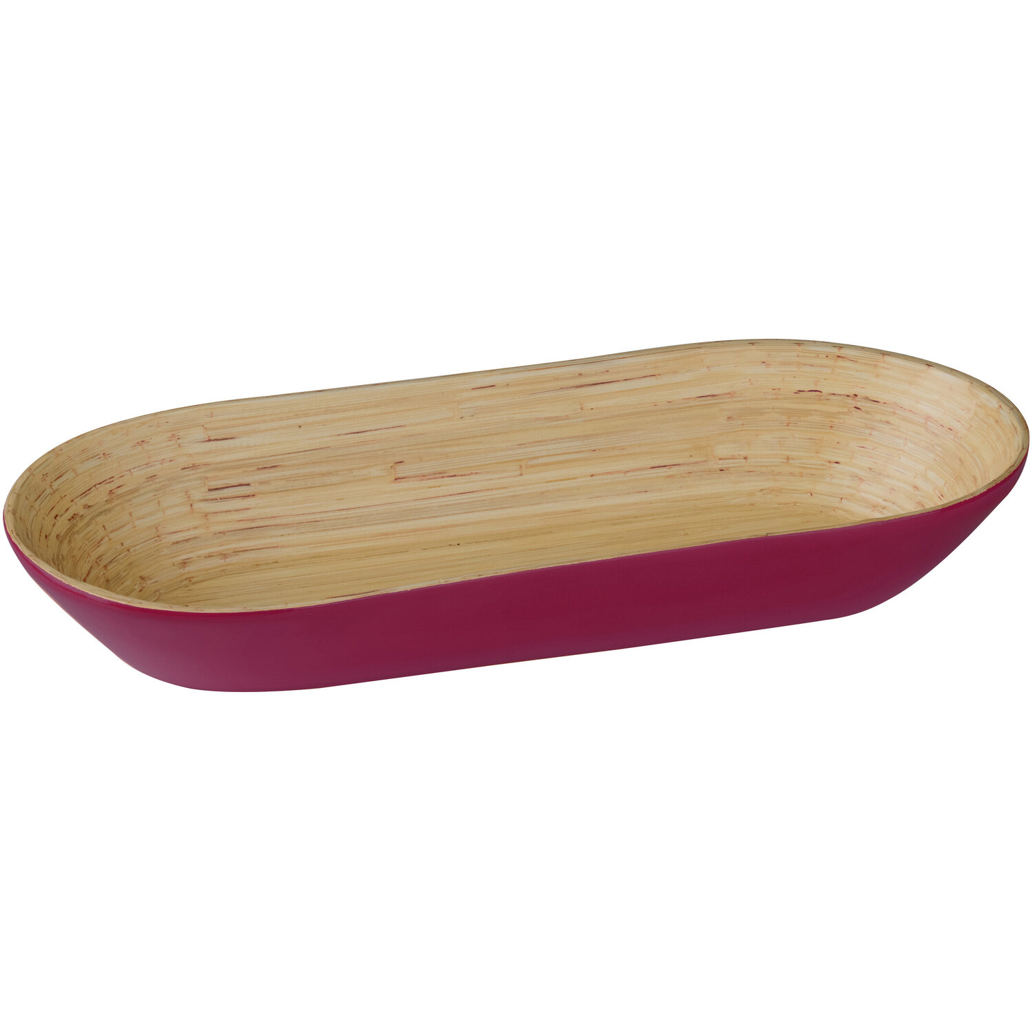 Kyoto Raspberry Oblong Bowl - Pink