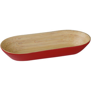 Kyoto Red Oblong Bowl