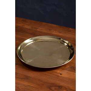 Miressa Small Serving Plate in Stainless Steel