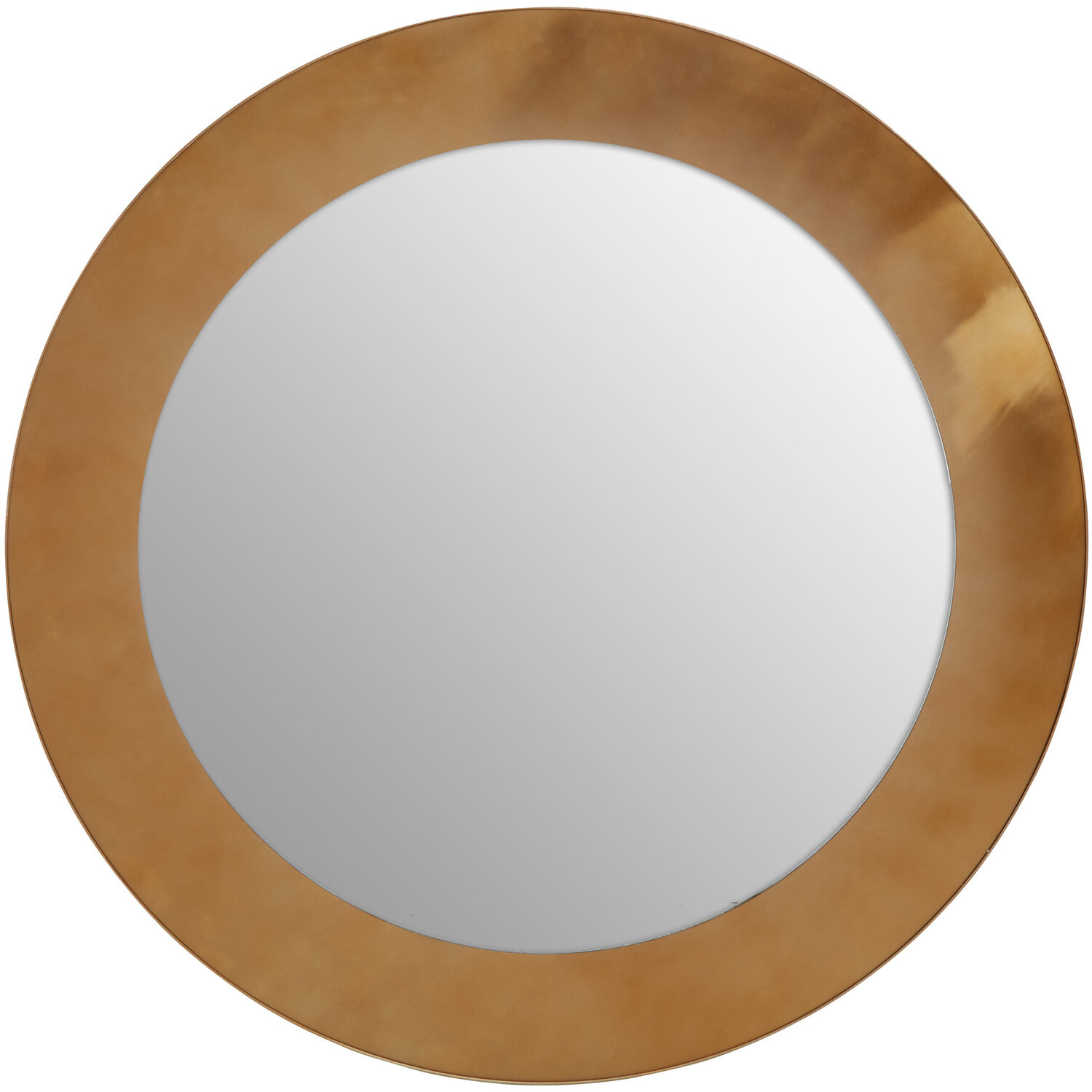 Brussels Baroque Antique White Wall Mirror - Gold