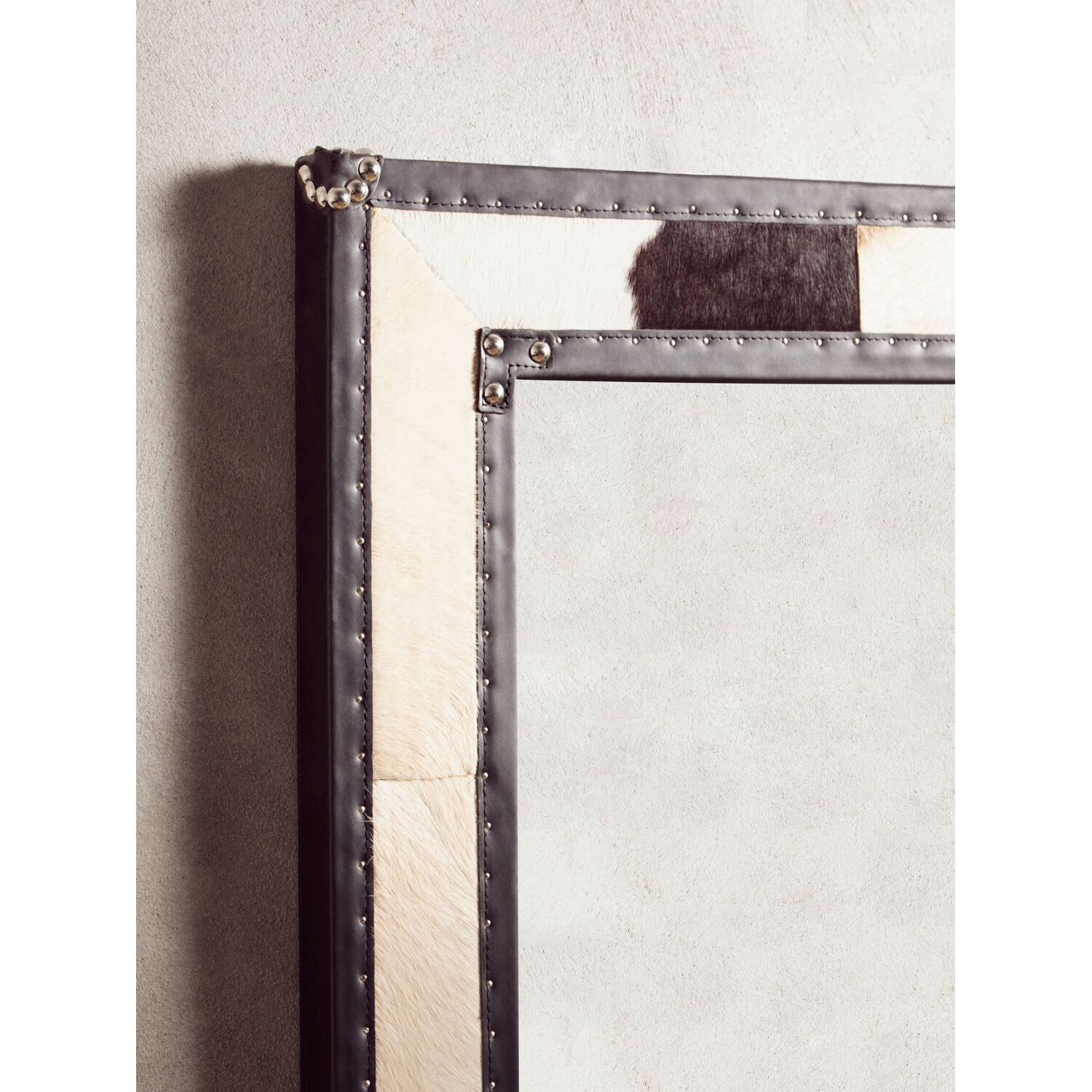 Mataram Natural Rattan Eye Shape Wall Mirror - Black
