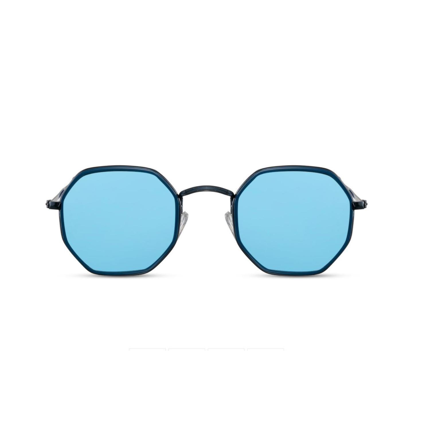 Sunglass Station Promenade Round Unisex Sunglasses - Blue