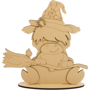 Decorate Your Own Halloween Highland Cow Decoration