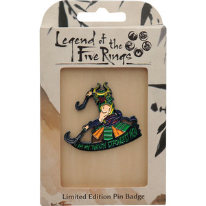 Legend of the Five Rings Limited Edition Yoritomo Pin Badge