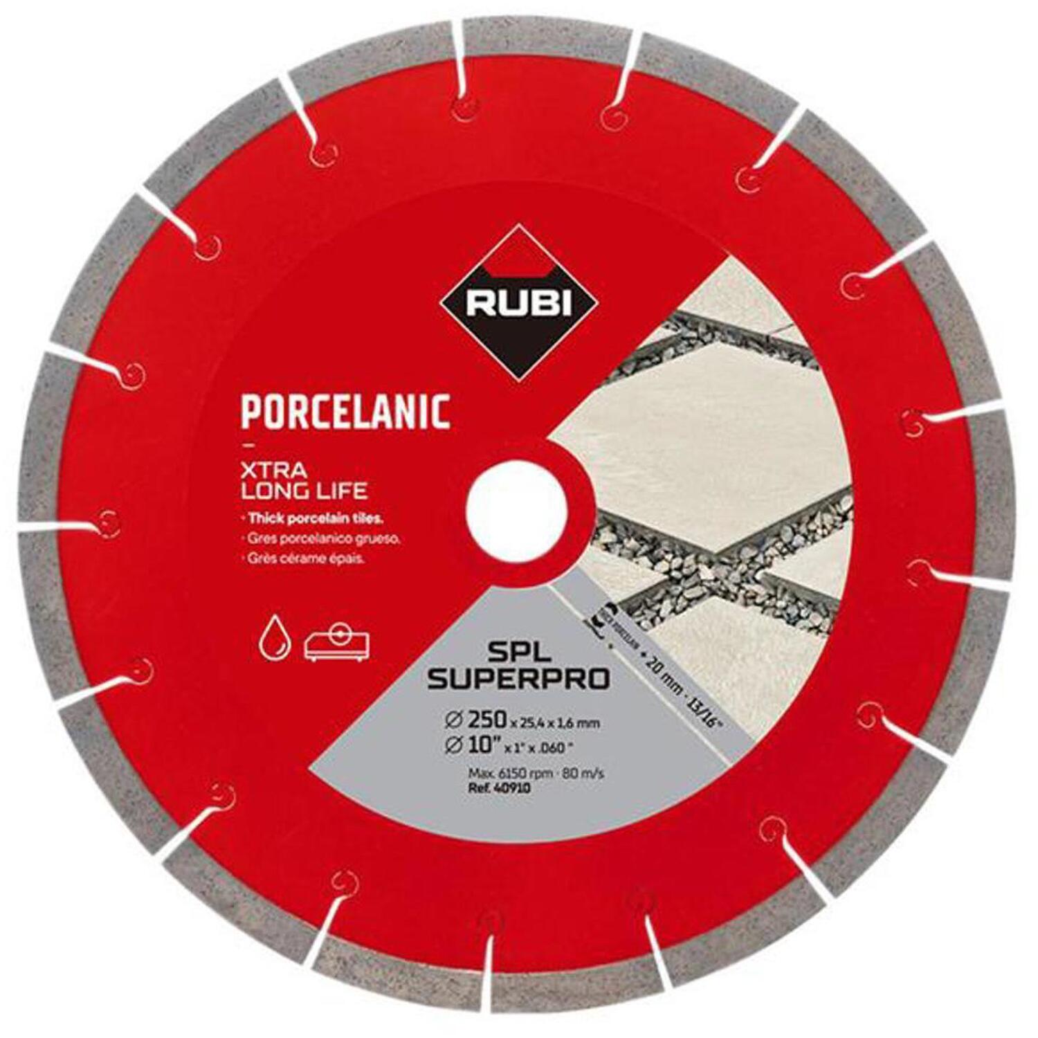 Rubi Tiling Tools Rubi Spl 250 Ext Superpro Diamond Blade 250 Mm 40910 - Image 5