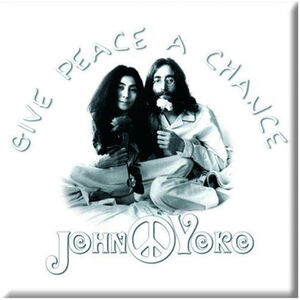 John Lennon Give Peace A Chance Fridge Magnet