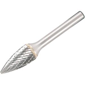 Dormer Solid Carbide Rotary Burr Bright Pointed Tree 6.3 X 3mm