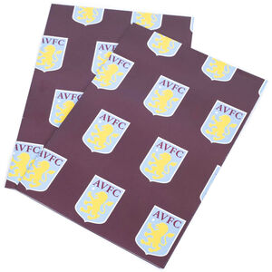 Aston Villa FC Text Gift Wrap