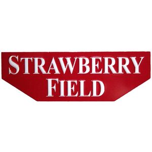 Rock Off Strawberry Field Embossed Fridge Magnet