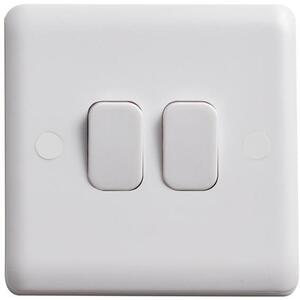 Deta Light Switch 2-Gang 2-Way
