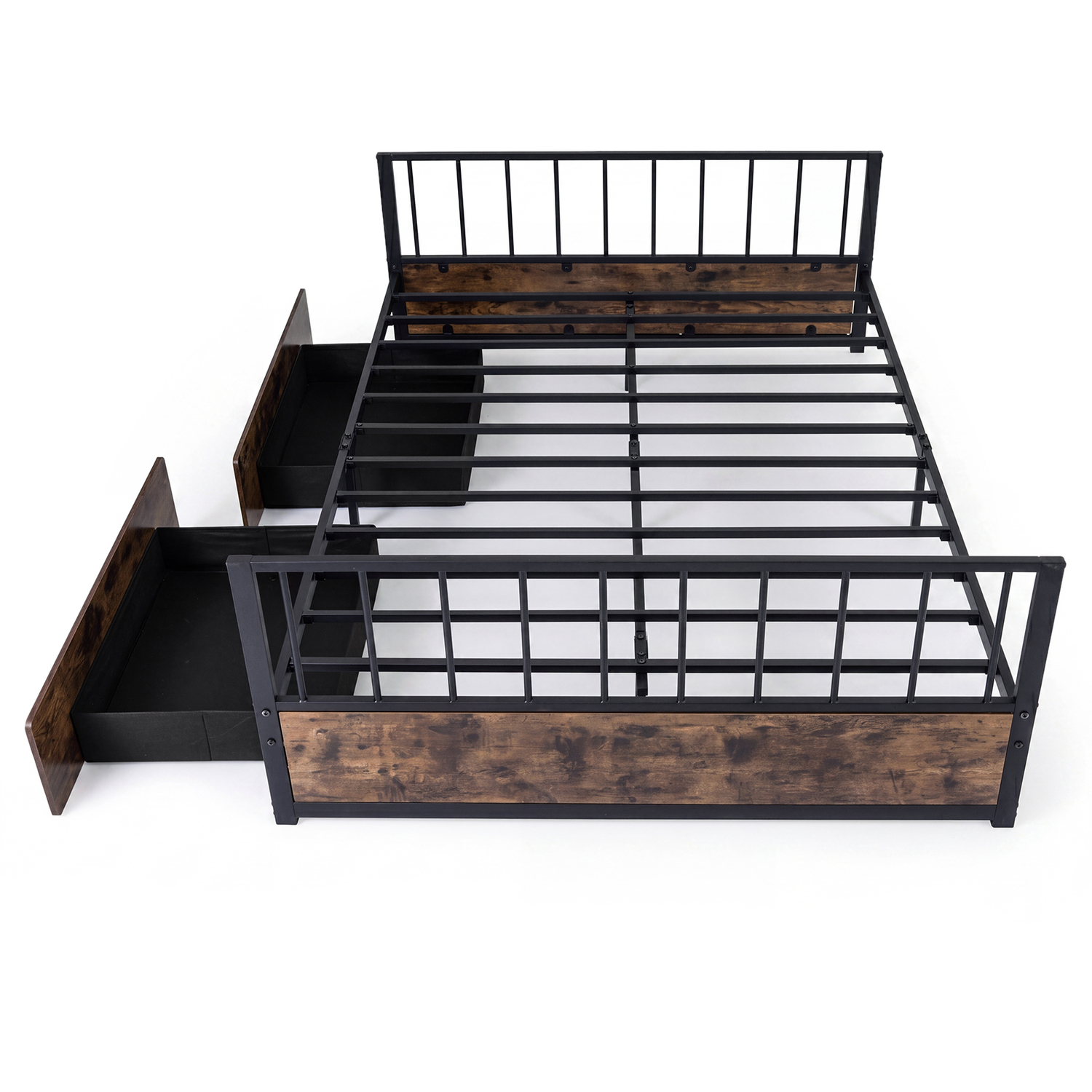 Costway Industrial Heavy Duty Platform Bed - Black