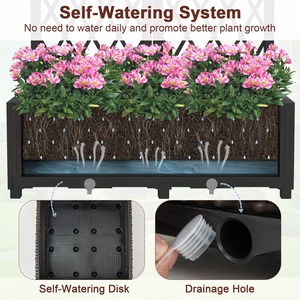 Self-Watering Raised Garden Planter Bed