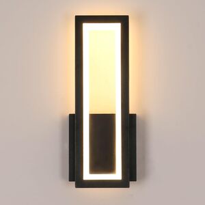 GOECO Modern Indoor Wall Lamp, 16W , 3000 K, Simple Rectangular Wall Lights