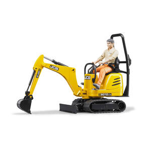 Bruder bworld JCB Micro excavator 8010 CTS and construct. worker Tracked Excavator Model