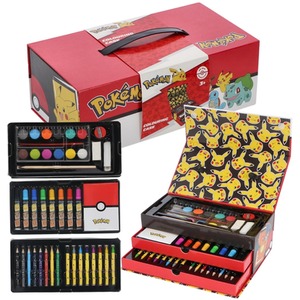Pokemon Art Color kit Box for Kids 52-Piece