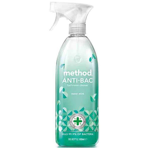 Method, Anti-Bacterial Bathroom Cleaner, 828ml, Mint