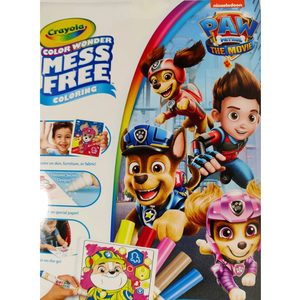 PAW Patrol Crayola Color Wonder PAW Patrol the Movie Colouring Pages and Mess