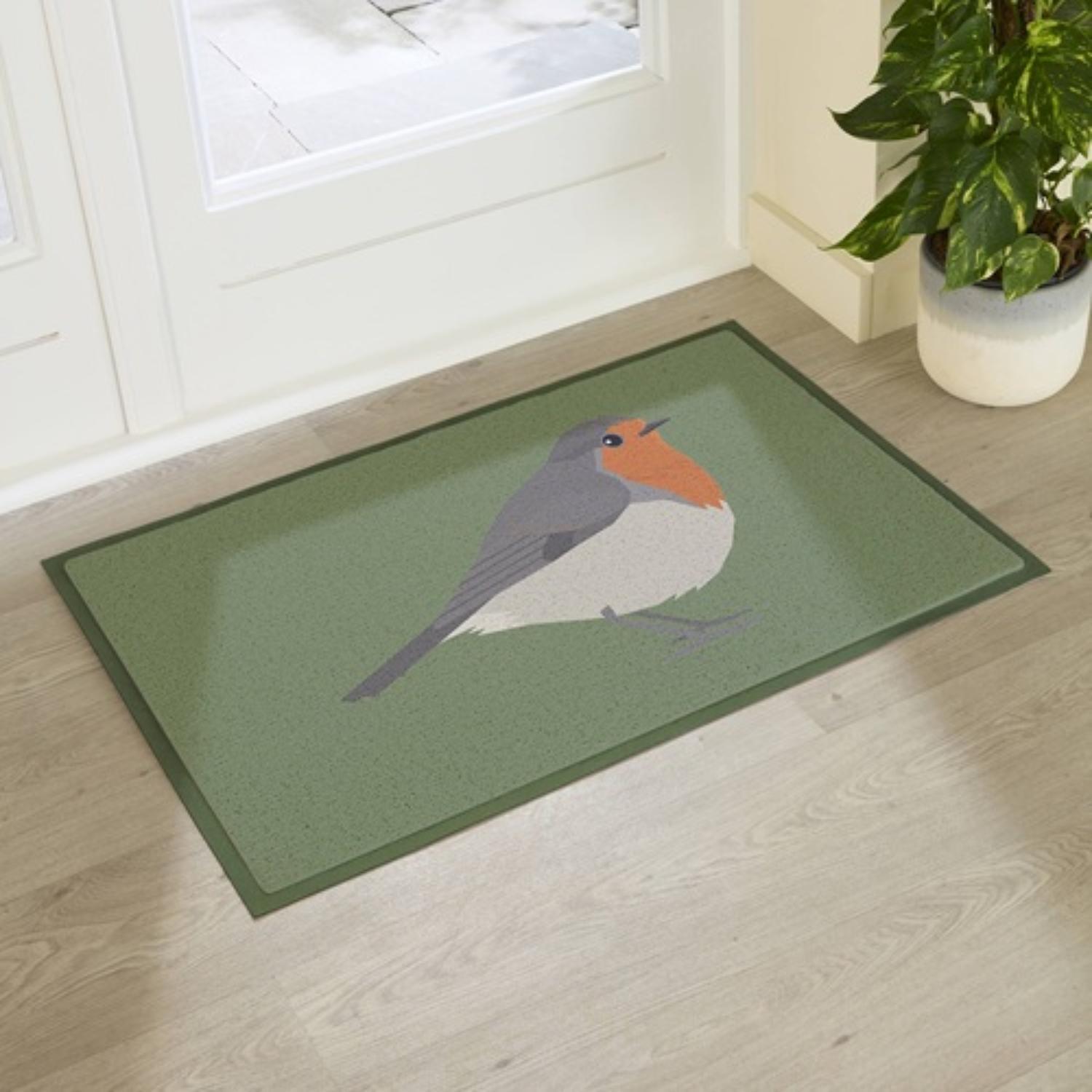 B&Q -  Green Robin Heavy Duty Non-Slip Indoor Outdoor Mat 90X60Cm - Image 4