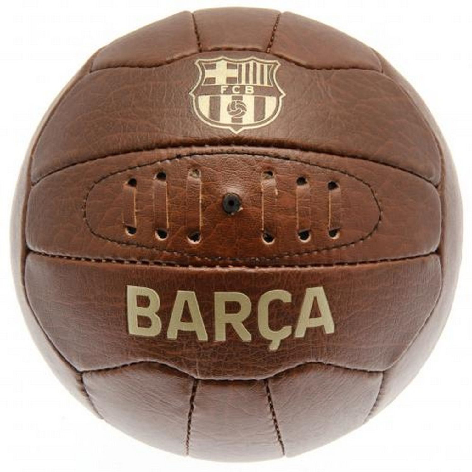 Fc Barcelona Heritage Football - Brown/Gold