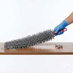 1 x Flexible Noodle Microfibre Duster For Cleaning Dust On Blinds & Lights