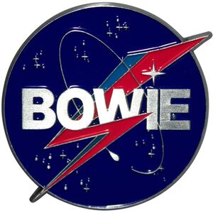 David Bowie Pin NASA Badge
