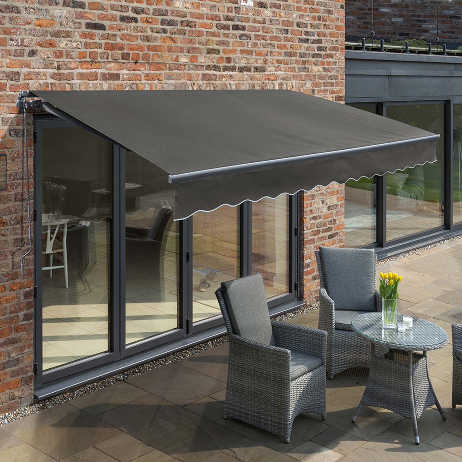 Image of Retractable Aluminium Awning 2.5m x 2.0m&hellip;