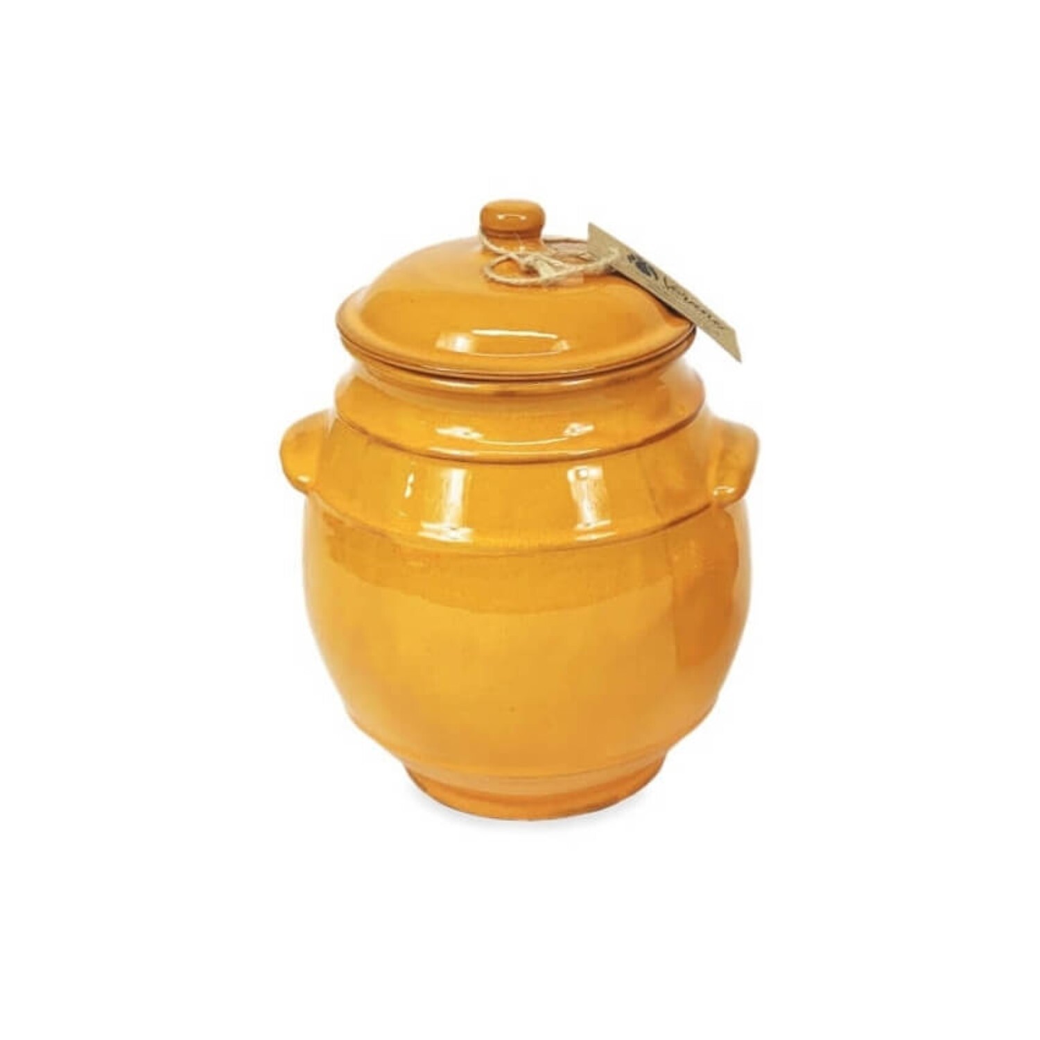 Image of Selena Storage Jar 23cm Orange -&hellip;