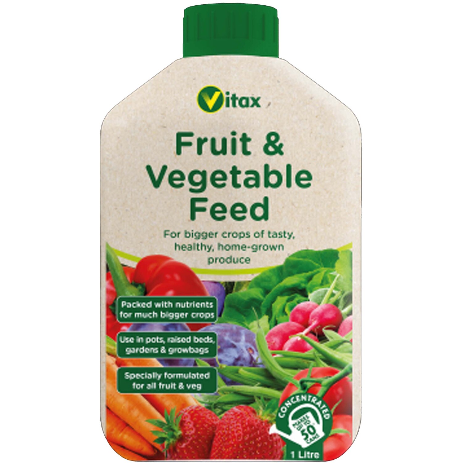 Vitax Fruit & Vegetable Feed - Brown
