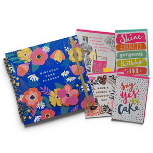 Birthday Card Planner with Cards Included
