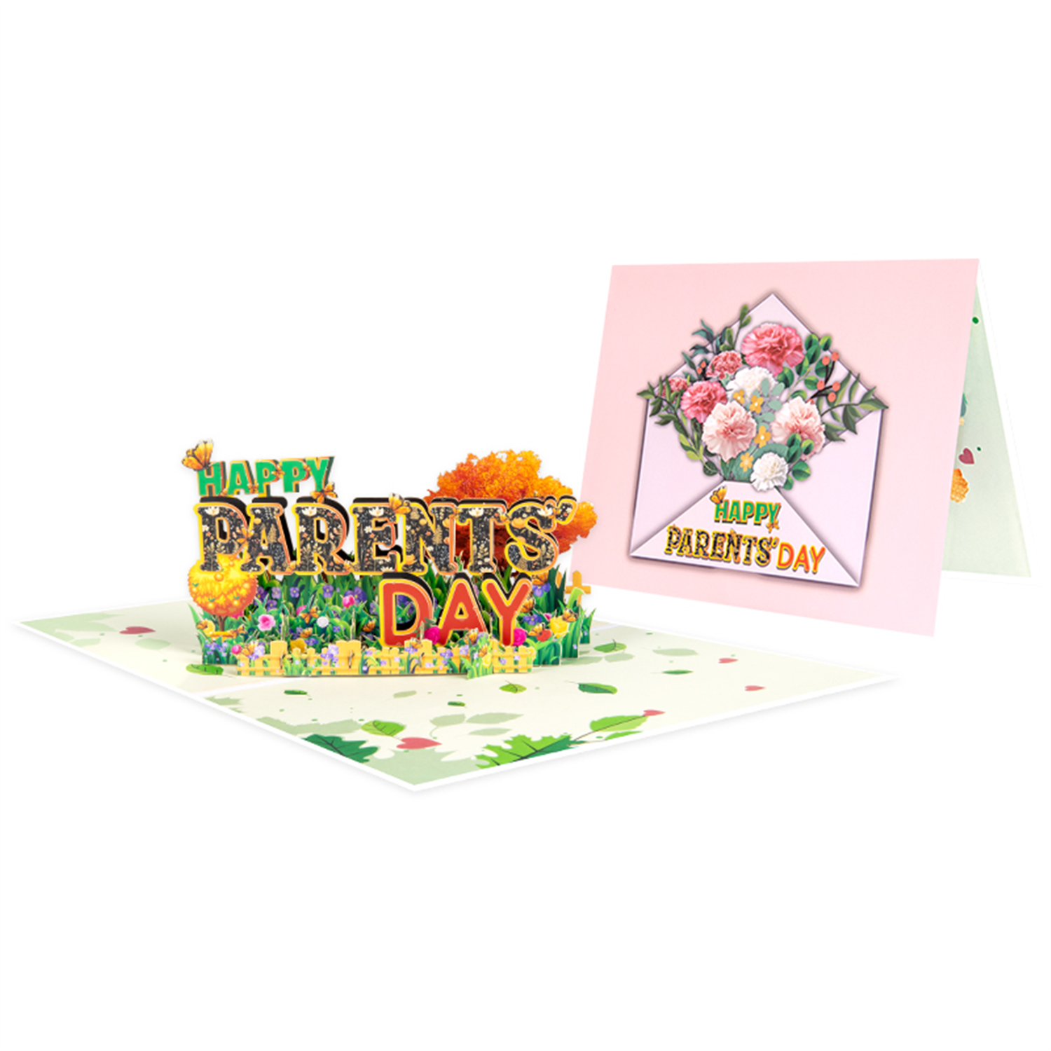 - Bloom & Gratitude 3D Parents Day Pop-Up Card - Image 2