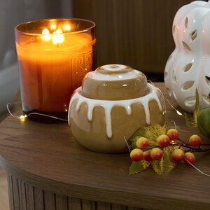 Cinnamon Swirl Ceramic Candle