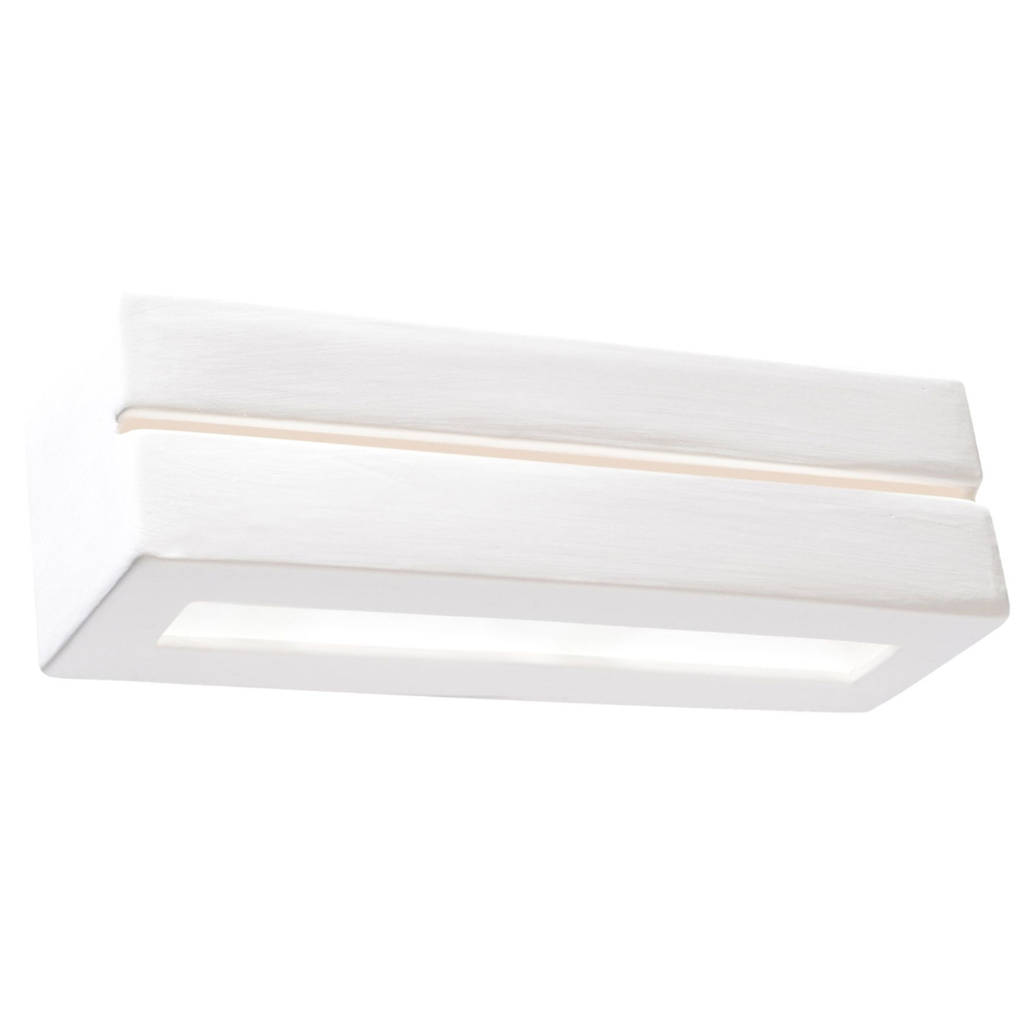 Sollux Lighting Wall Lamp Ceramic Vega Grey - White