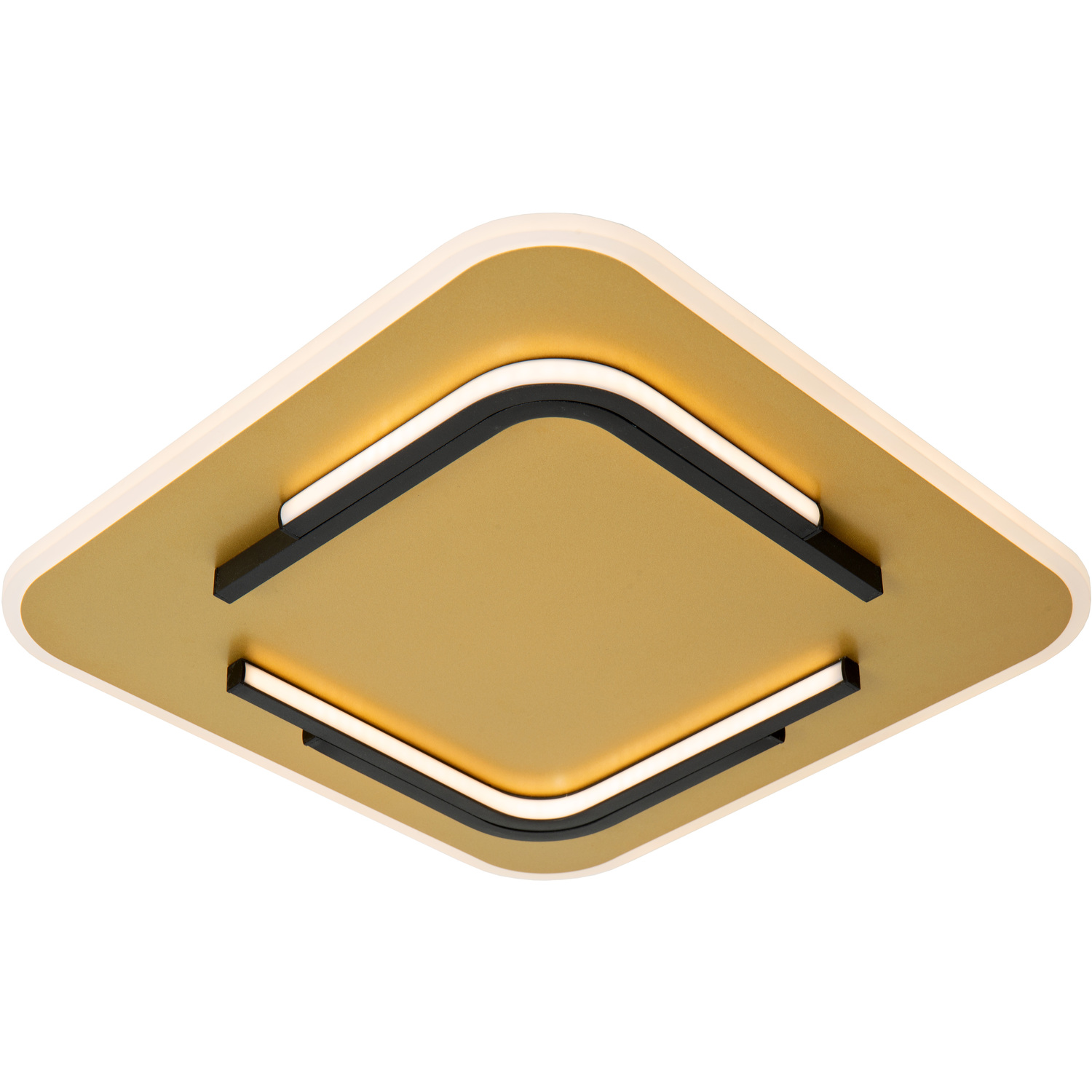 Lucide ANDREAS Flush Ceiling Light - LED - 1x30W 2700K - Matt Gold / Brass - Image 5