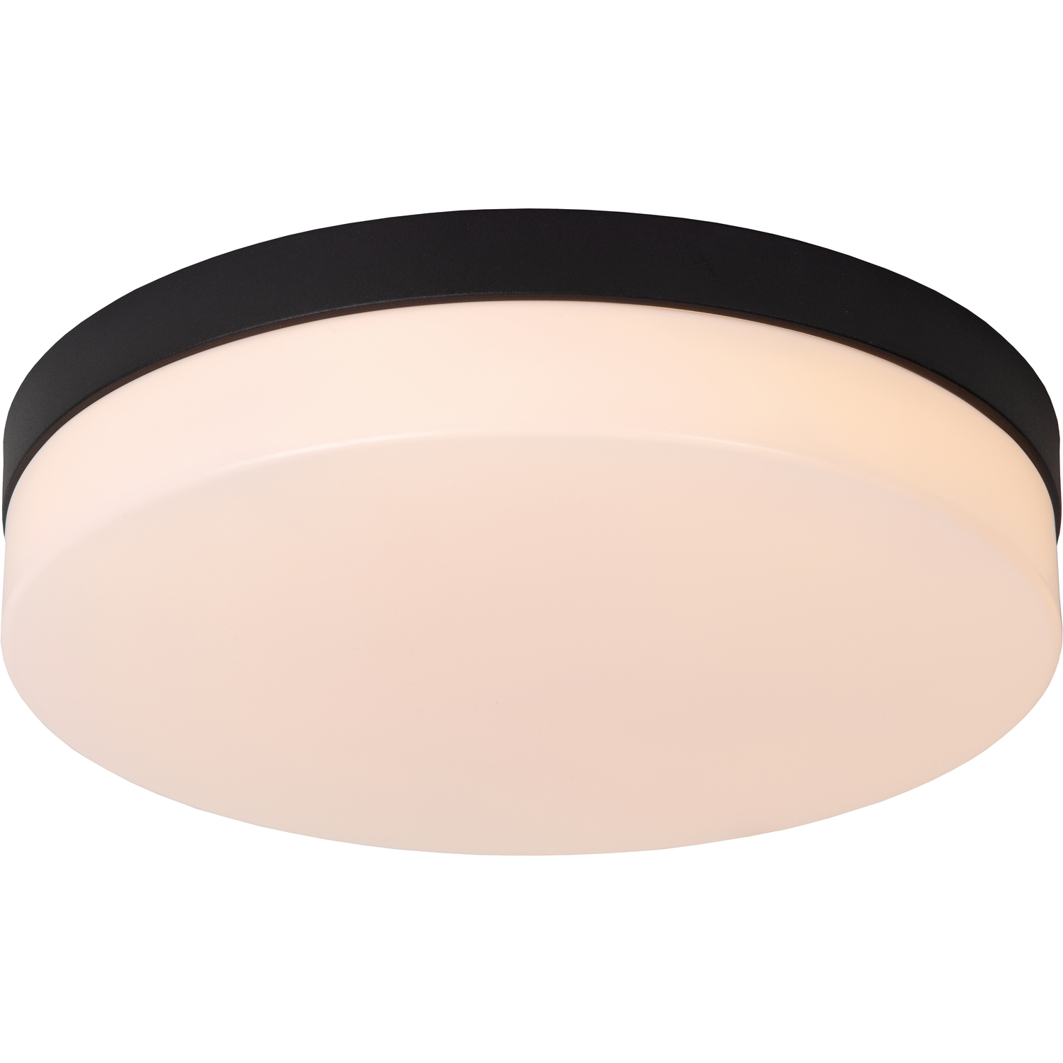 B&Q - Biskit Modern Flush Ceiling Light Bathroom 34,5CmLed1X24W 2700KIp44Black - Image 3