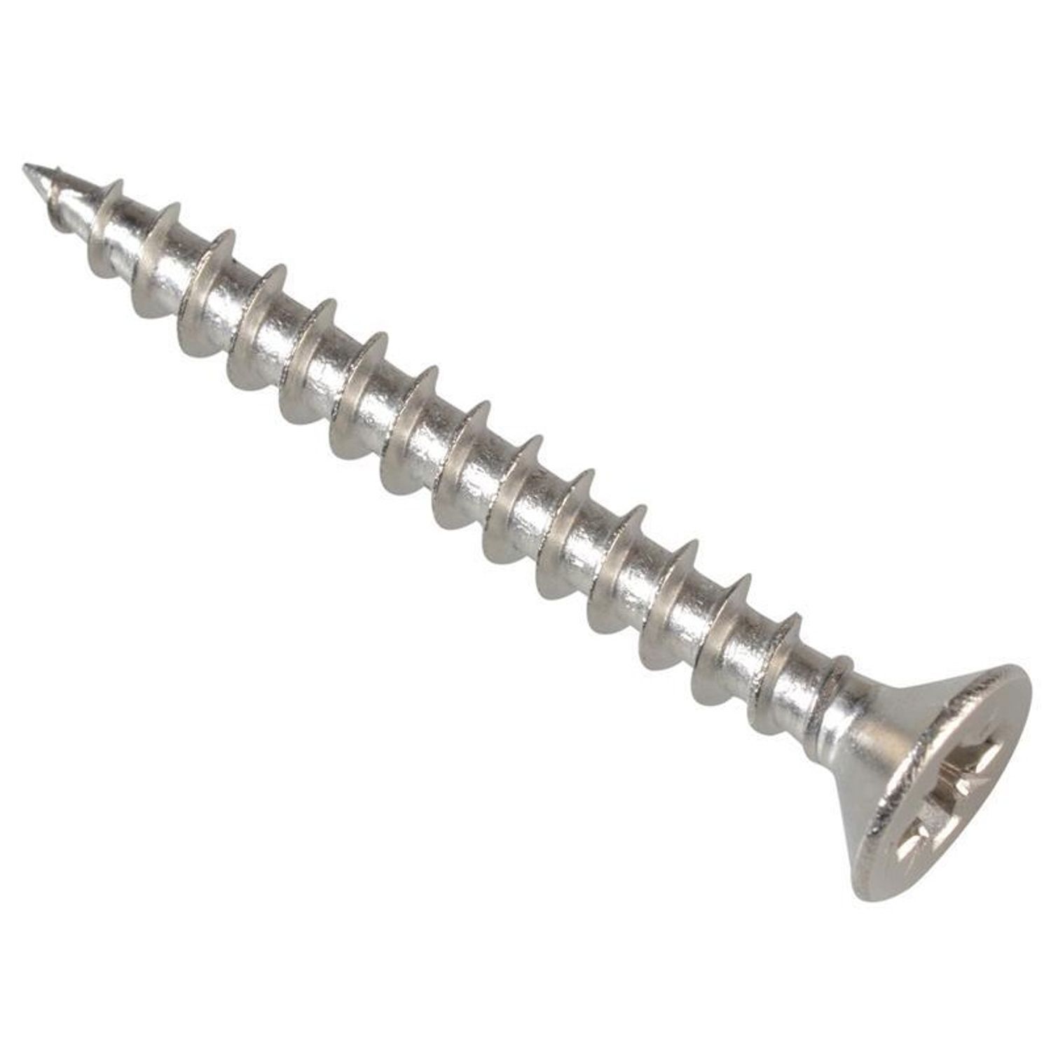 Forgefix Multi-Purpose Screws, Pozi, Csk, Stainless Steel - Multi Colour