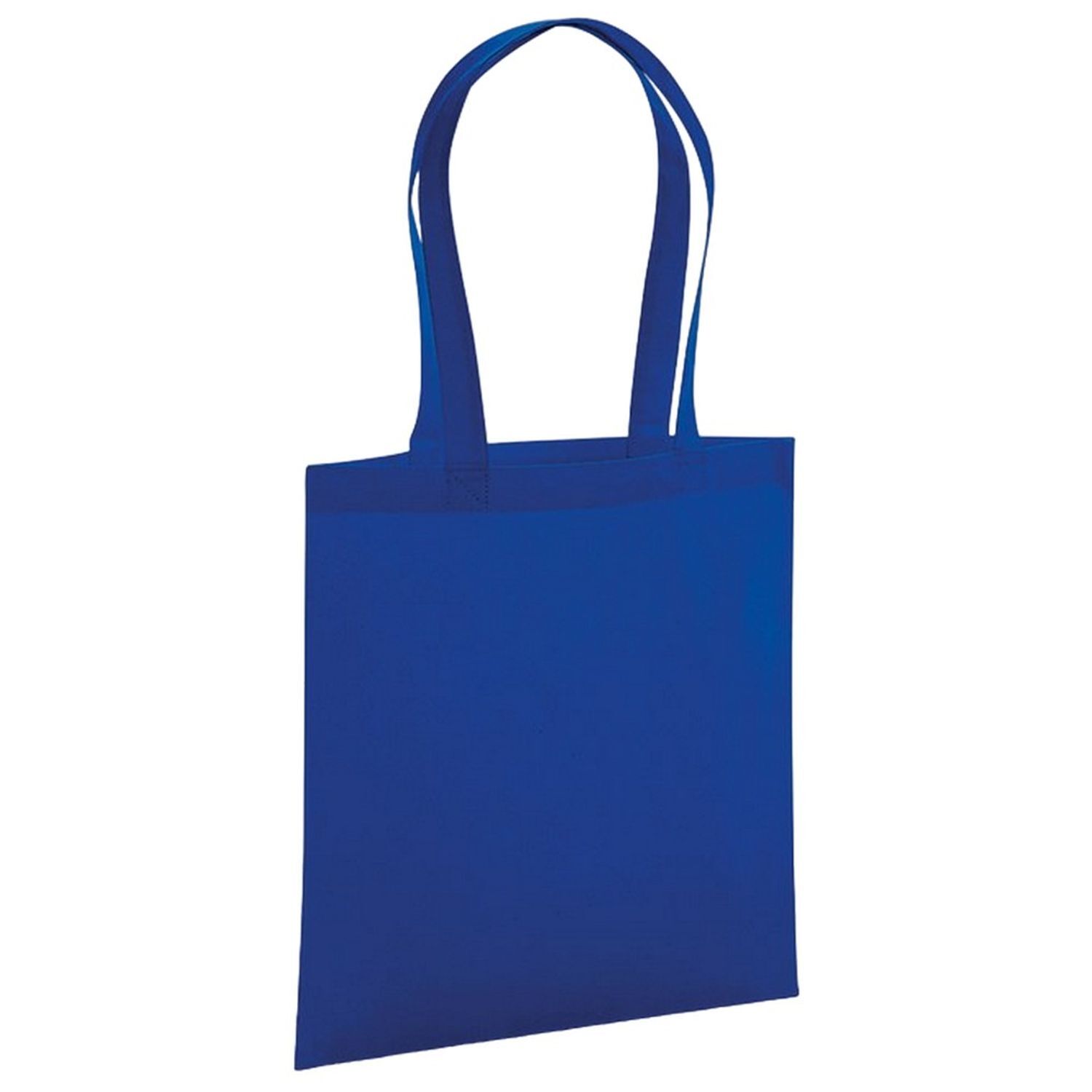 Westford Mill Premium Organic Cotton Tote Bag E - Bright Royal Blue