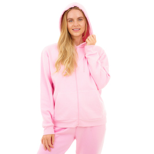 Soft & Elegant Zip Up Hoodie Casual Sweatshirt with Pockets
