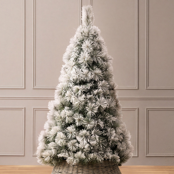 Christow Valmorel Flocked Christmas Tree 5ft-8ft
