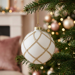 Glitter Wrapped Bauble