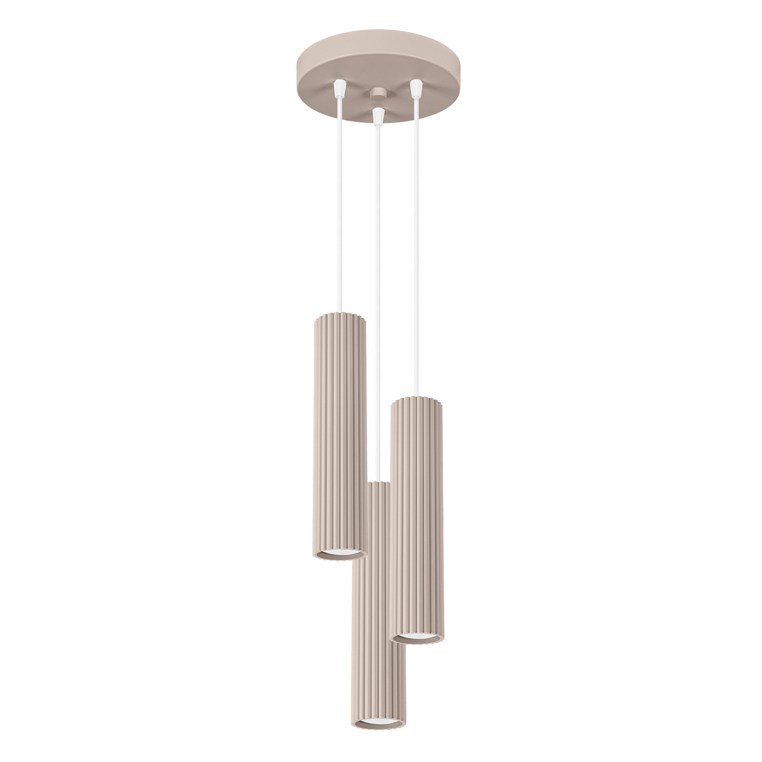 Sollux Lighting Pendant Lamp Karbon 3P Taupe - Taupe