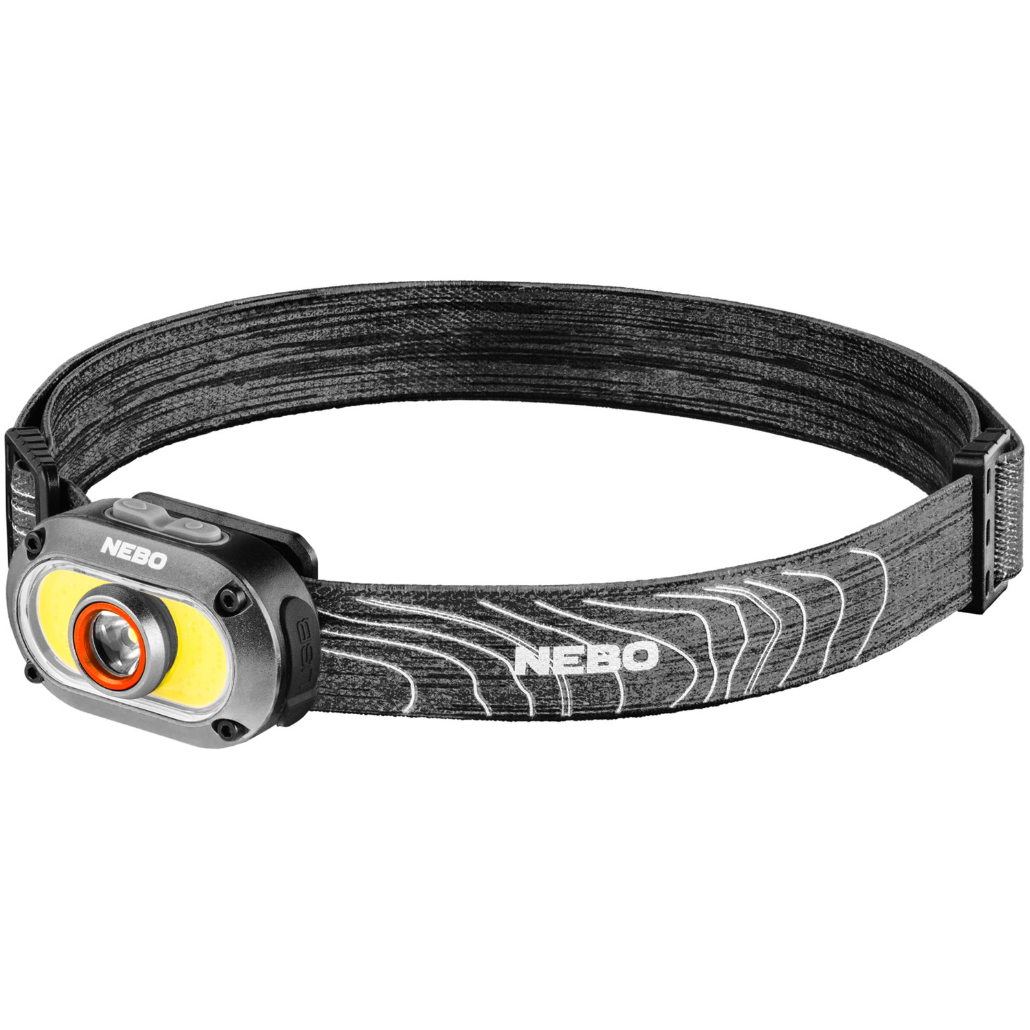 Nebo Mycro 550+ (Grey) - 550-Lumen Rechargeable Headlamp & Cap Light With Spot + Flood - Image 4