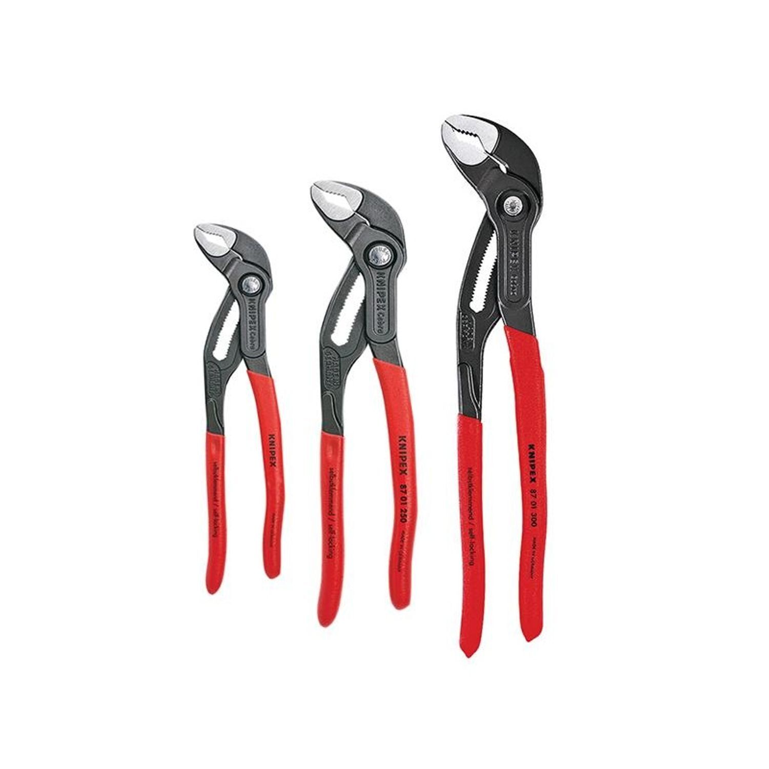 Knipex Cobra High-Tech Water Pump Pliers, Plastic Coated
