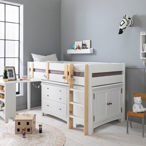 Una Sleepstation with Moro Chest of Drawers, Cabinet & Desk