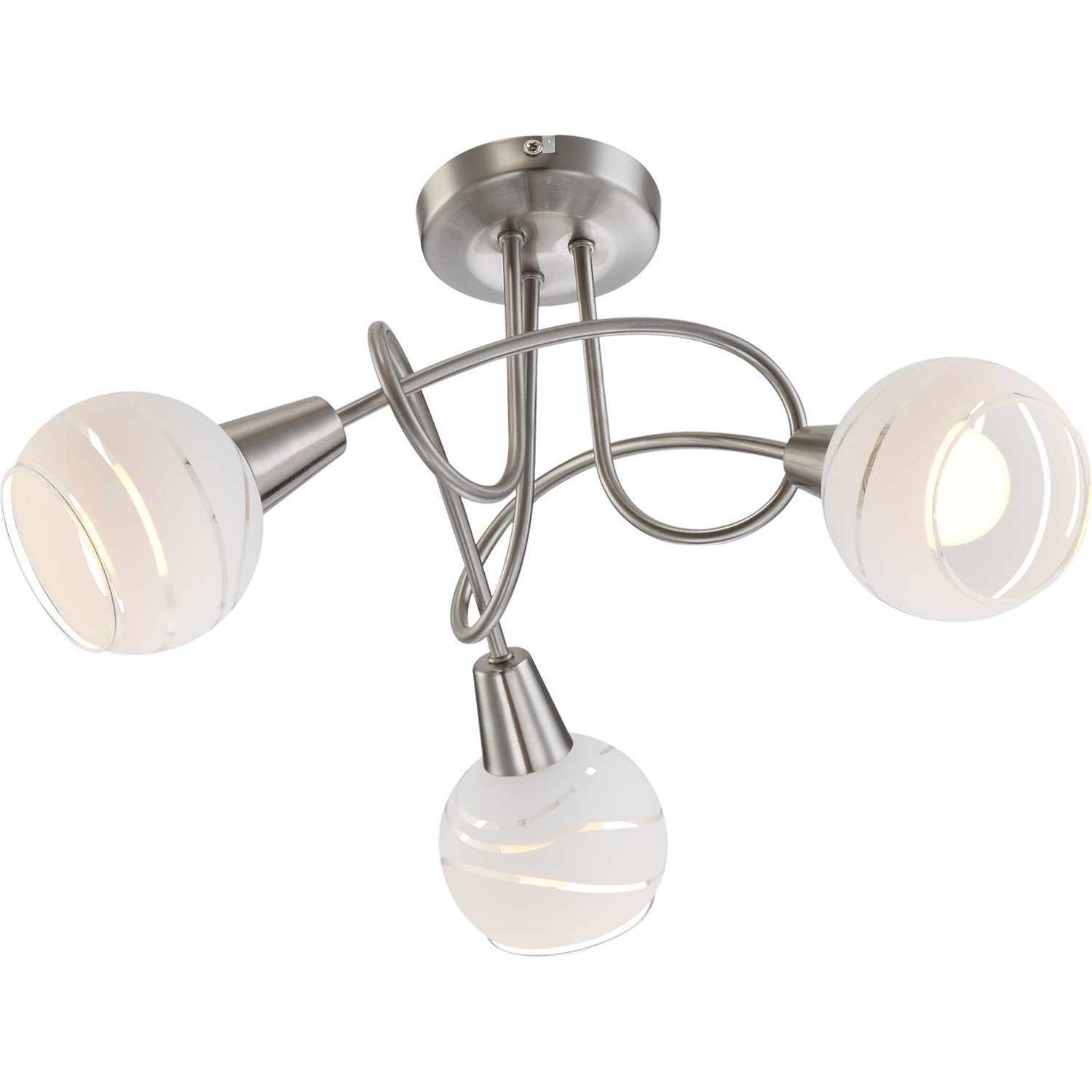 Globo Lighting Elliott Ceiling Light Nickel