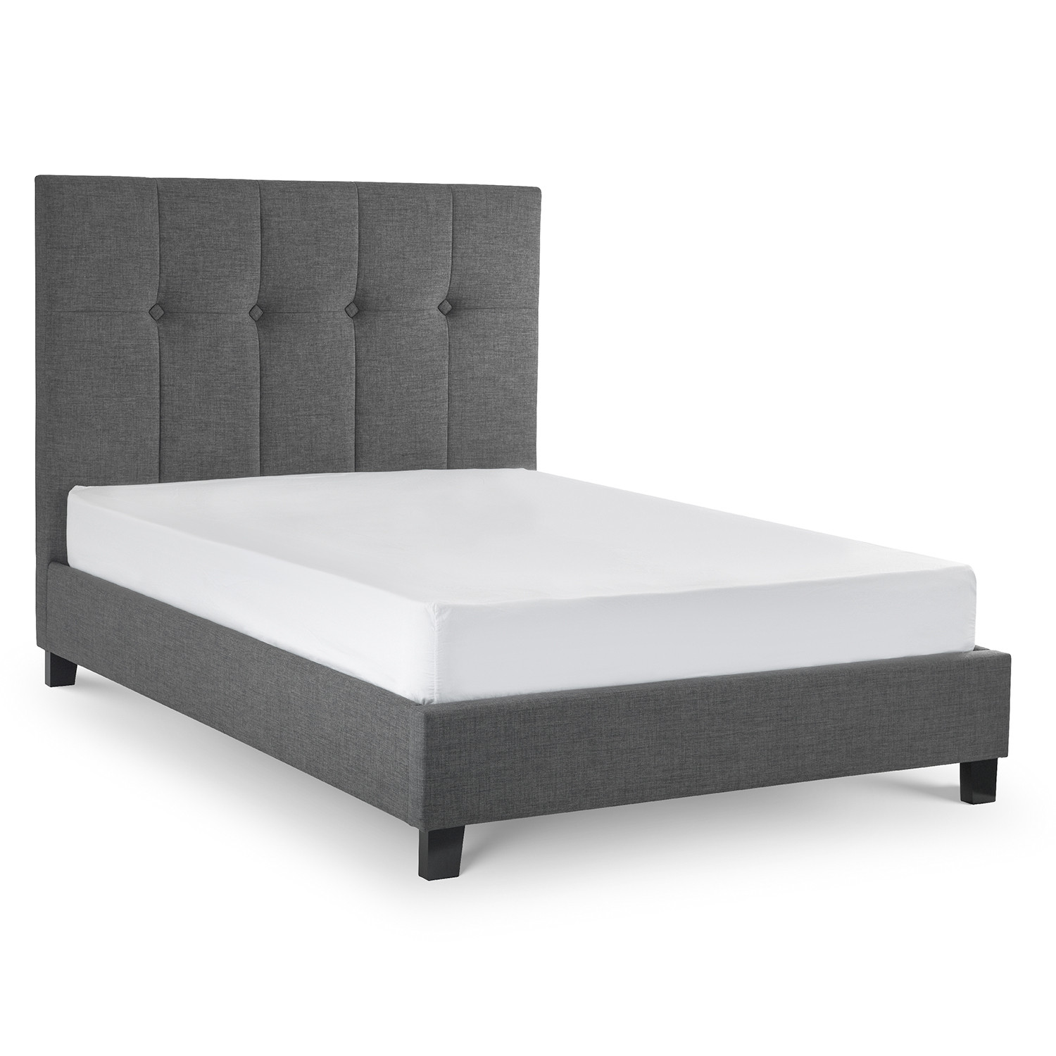 Sorrento Bed Frame - Grey Double
