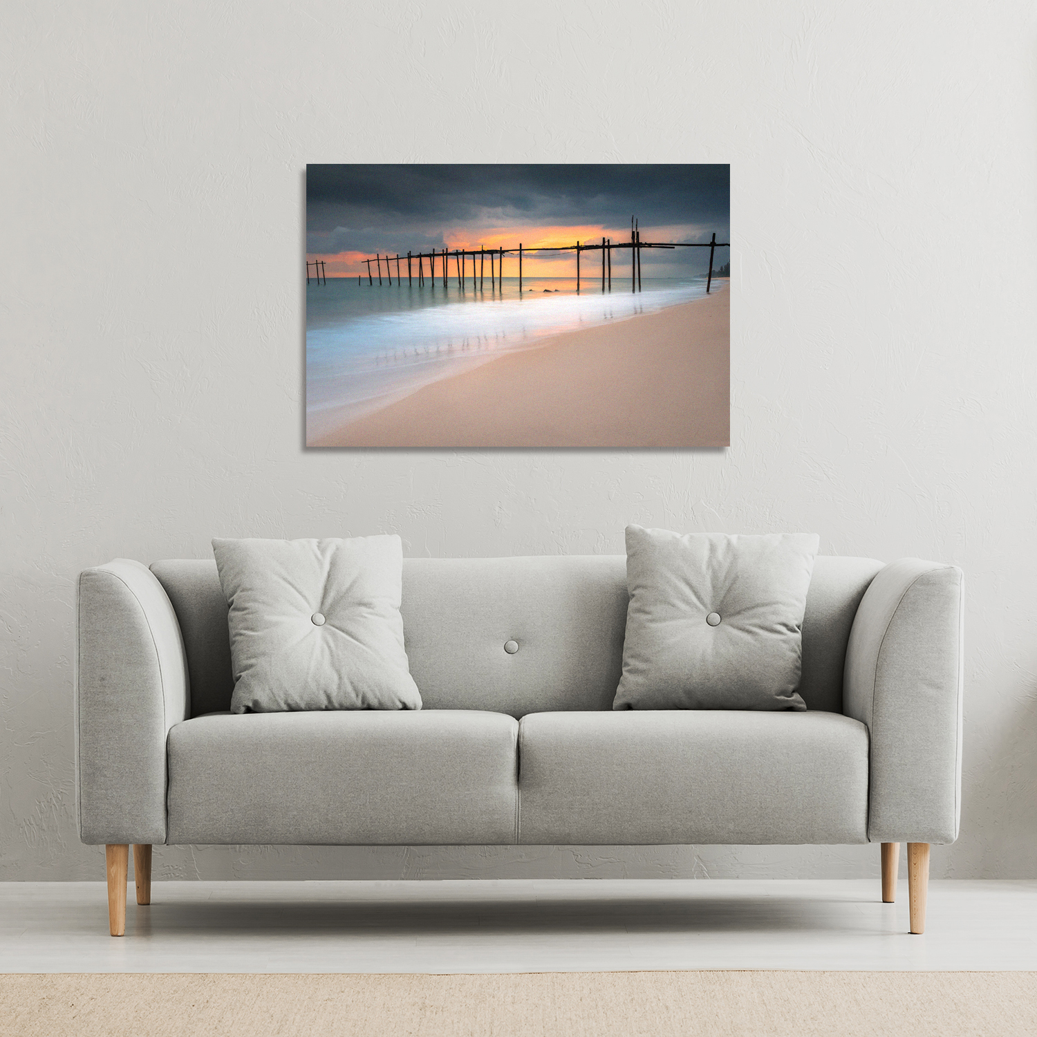 Canvas Print Canvas Print - Blue / 101cm / 152cm