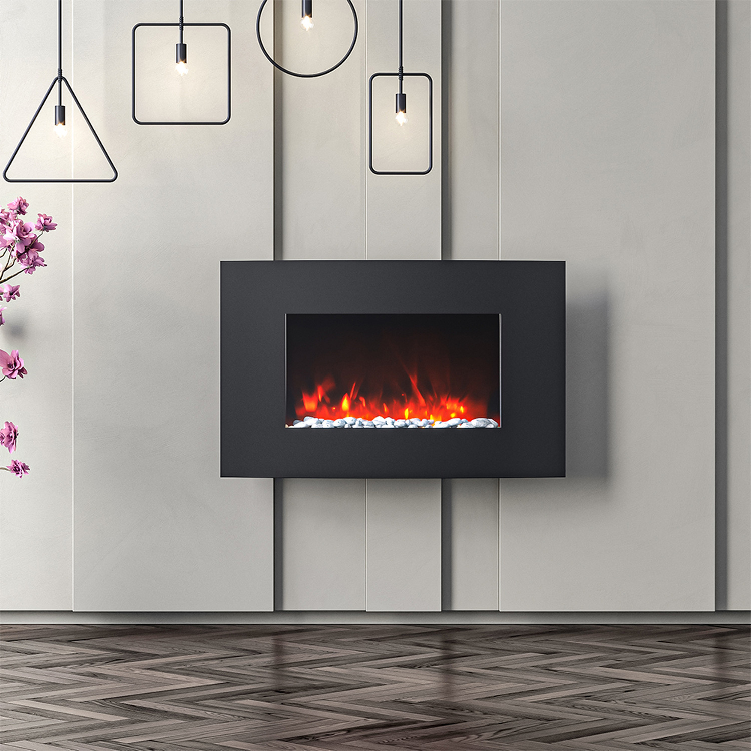 Wall Mounted Electric Fireplace